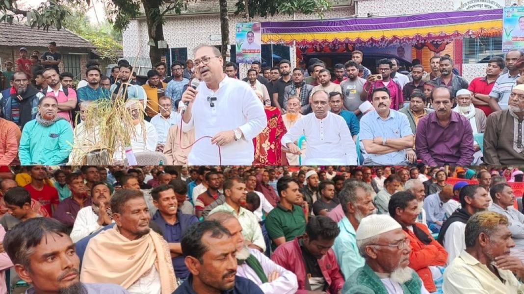 শার্শার কায়বা ইউনিয়নে তৃপ্তির গণসংযোগ লিফলেট বিতরণ ও উঠান বৈঠকে জনসমুদ্র